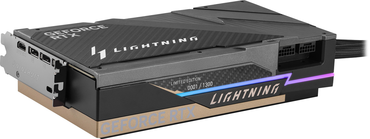MSI LIGHTNING GeForce RTX 5090 32GB GDDR7 PCI Express 5.0 x16 ATX Graphics RTX 5090 32G LIGHTNING Z - Image 5