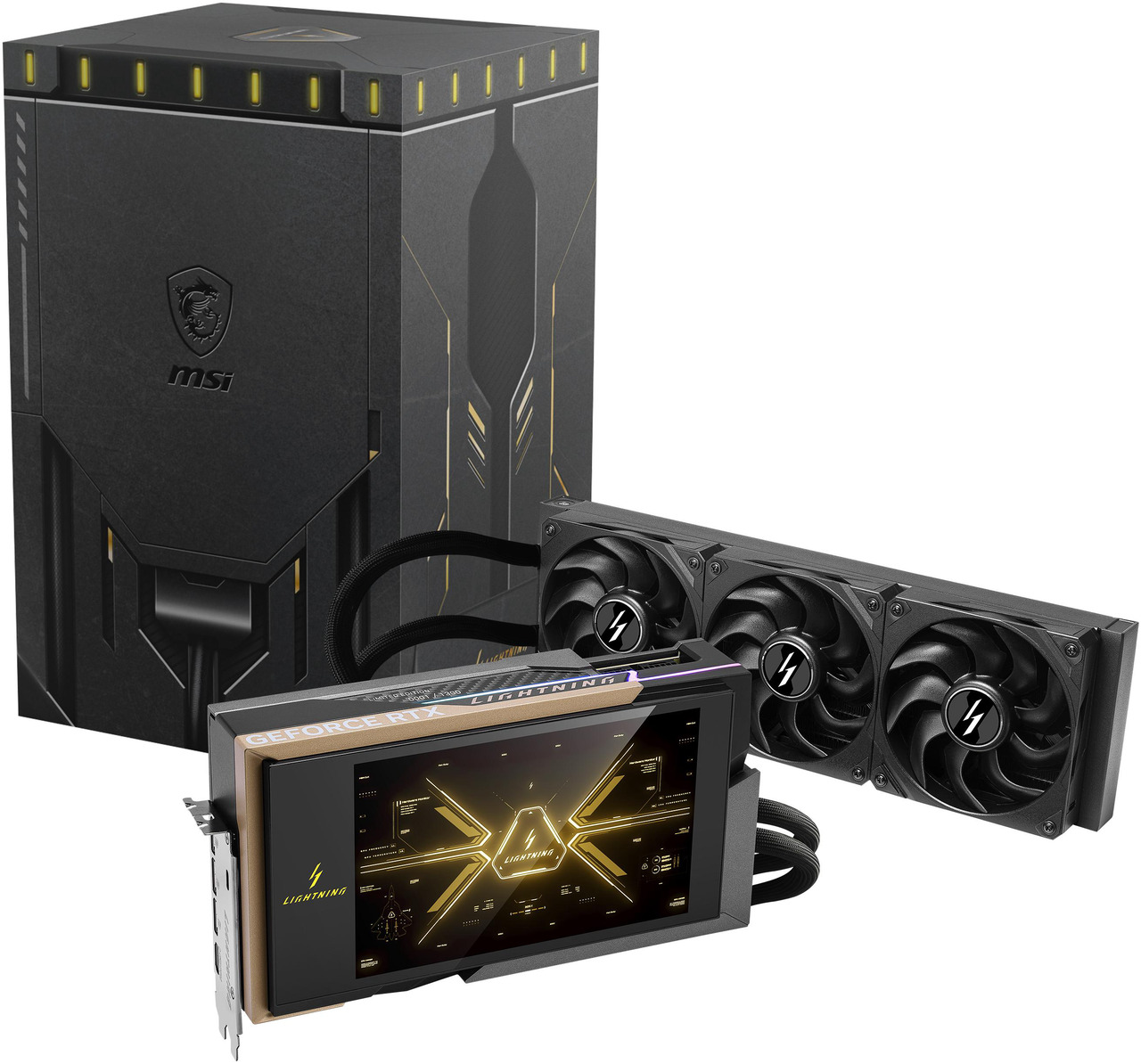 MSI LIGHTNING GeForce RTX 5090 32GB GDDR7 PCI Express 5.0 x16 ATX Graphics RTX 5090 32G LIGHTNING Z - Image 2
