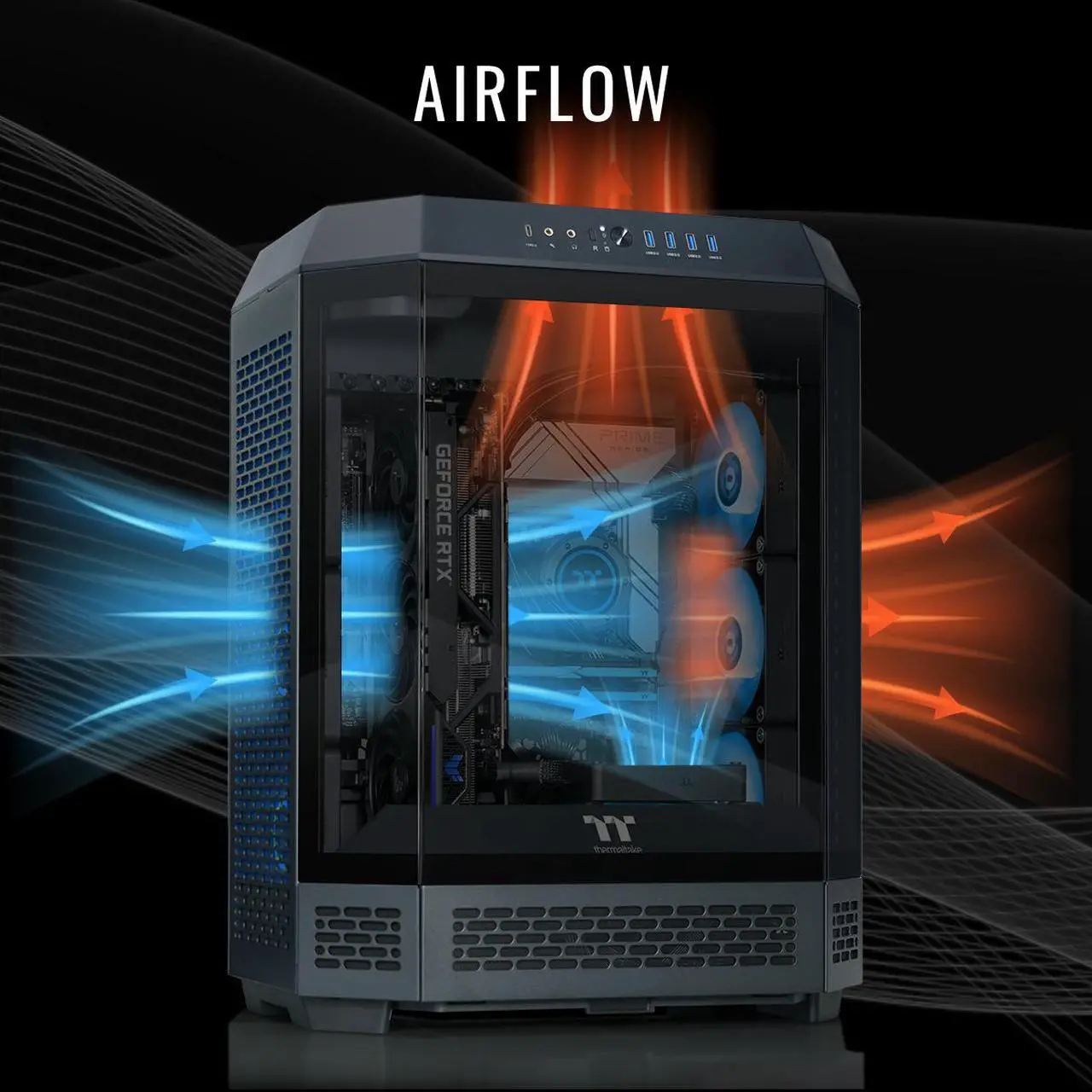 Thermaltake LCGS Reactor 9590 Gaming Desktop (AMD Ryzen 9 9950X3D - Image 6