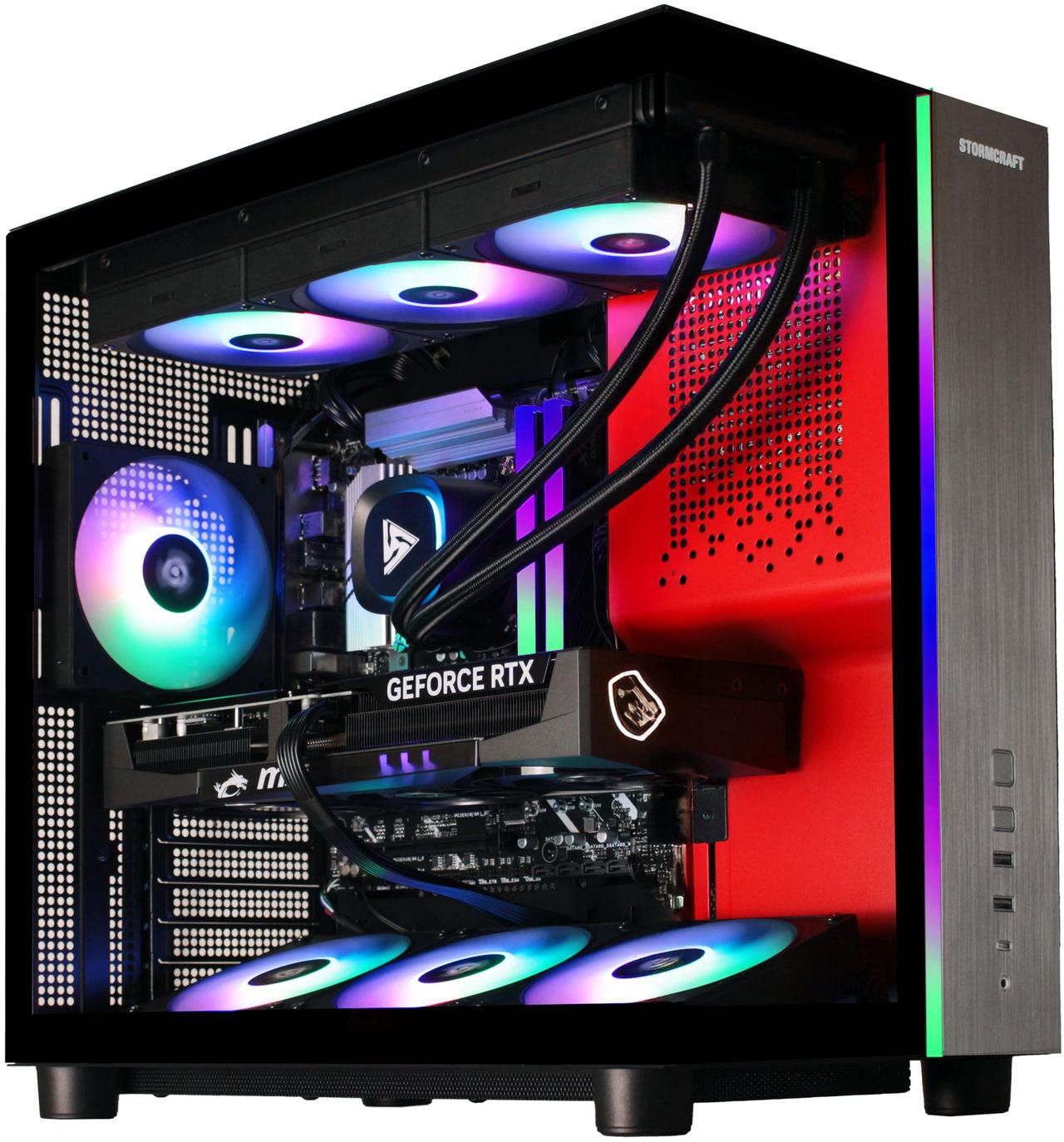 STORMCRAFT Gaming PC PHANTOM AMD RYZEN 7 9800X3D NVIDIA GeForce RTX 5090