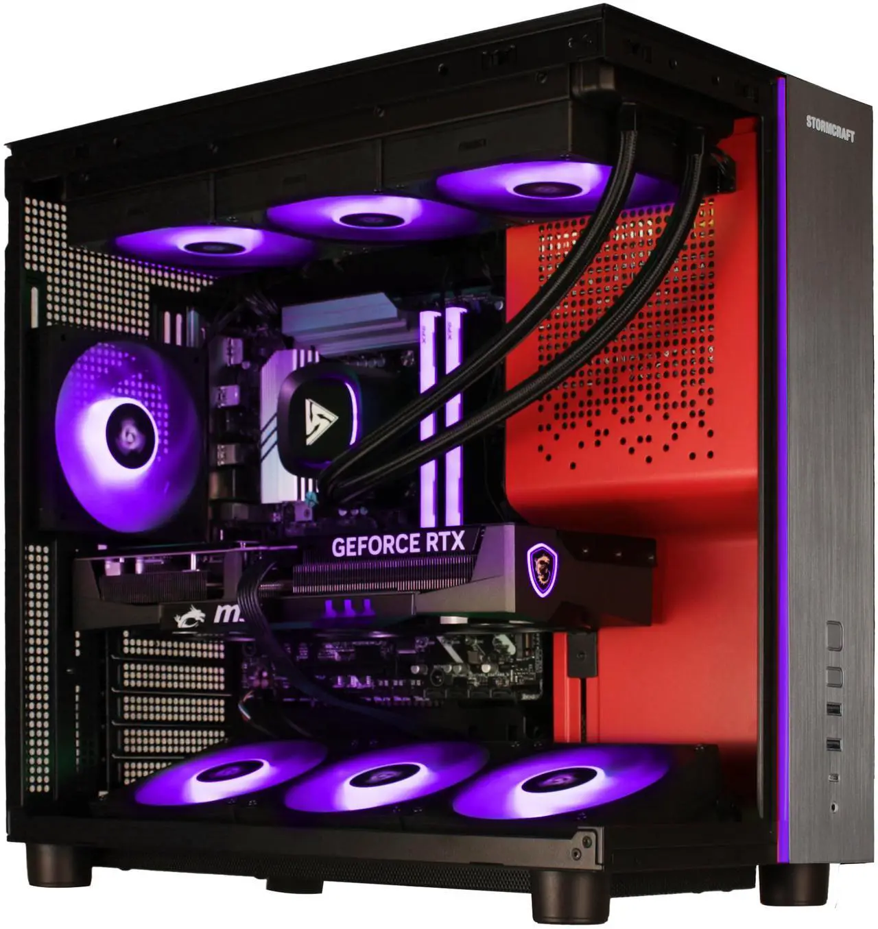 STORMCRAFT Gaming PC PHANTOM AMD RYZEN 7 9800X3D NVIDIA GeForce RTX 5090 - Image 3