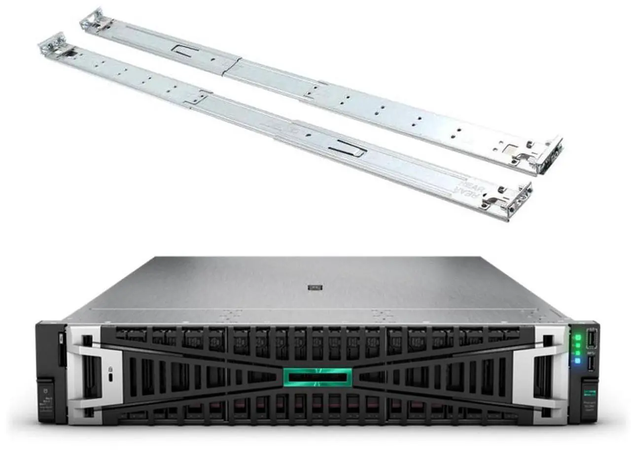 HPE ProLiant DL380 Gen11 2U Rack Server Bundle, Dual Xeon 5416s 16-Core 2GHz, 1TB DDR5 Memory