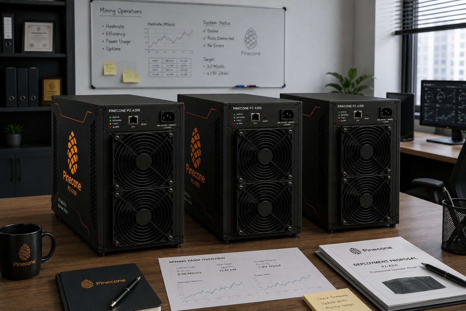 Pinecone Inibox Matches PZ-A300- 3.0 MSol/s Professional Zcash ASIC Miner - Image 2