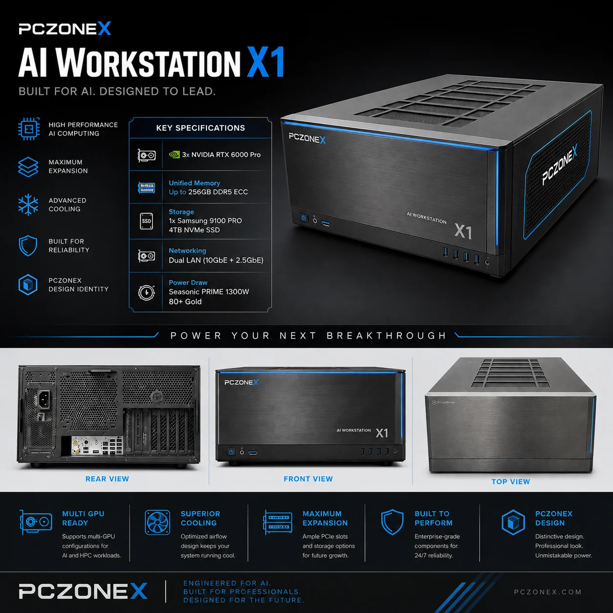 PcZoneX AI Workstation